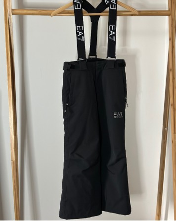Kalhoty dětské Emporio Armani lyžařské černé
